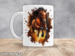 Hrnek - 0384 - Kůň v běhu 04